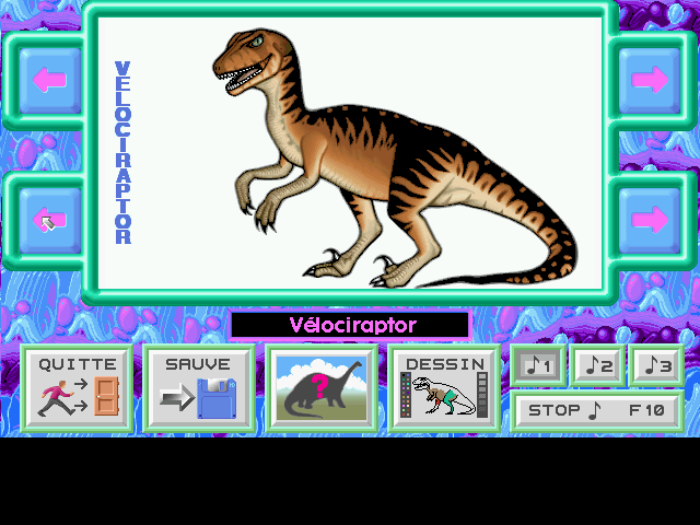Dinosaures (Les) [Falcon030] atari screenshot